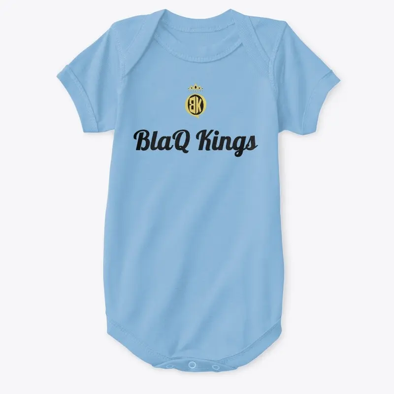 BlaQ Kings Baby Onsie (Black)